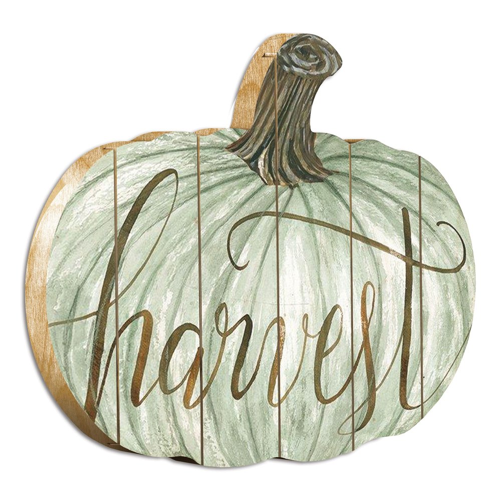 15" X 17" Brown And Green Harvest Hanging Dimensional Sculpture