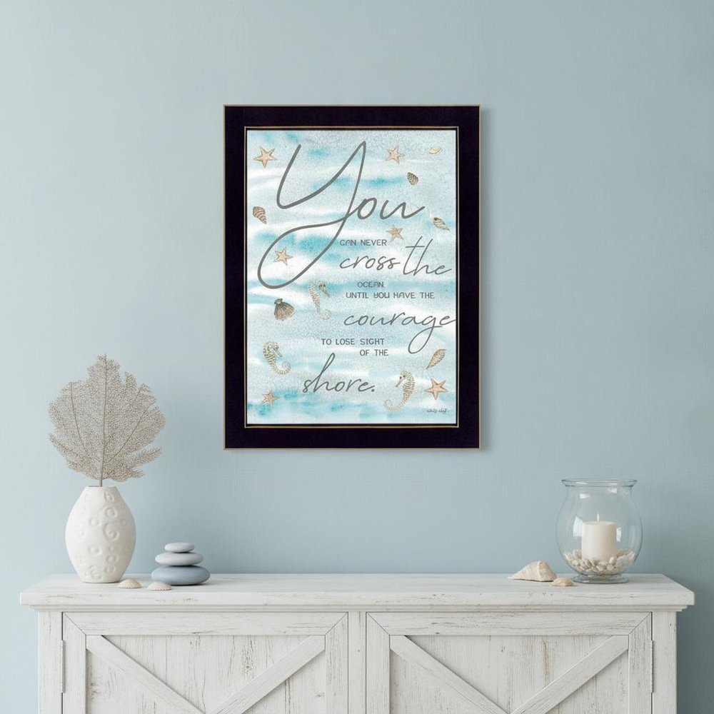 You Can Never 3 Black Framed Print Wall Art