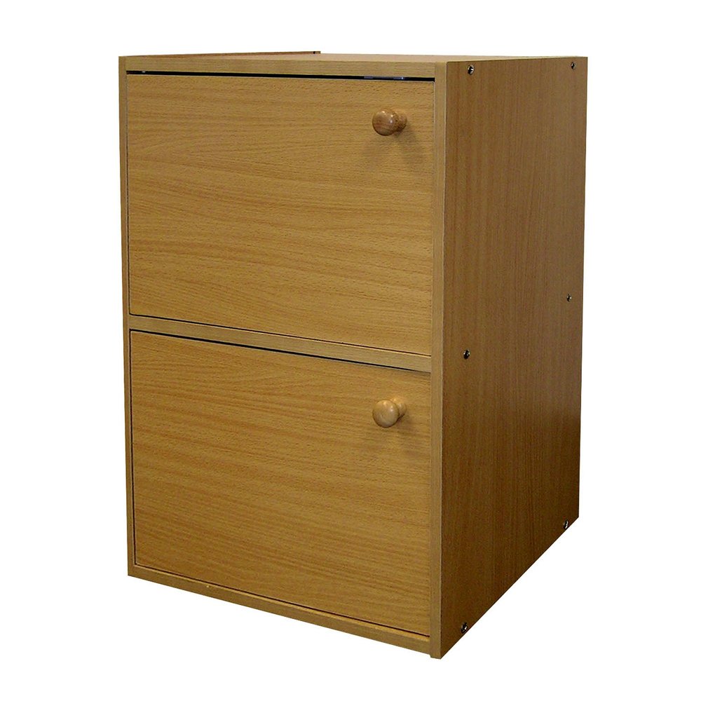 24" Natural Wood Bookcase