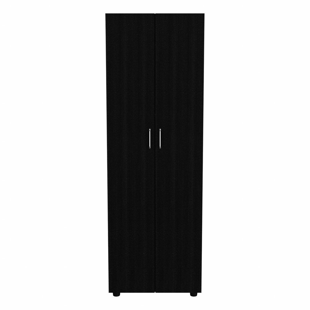 71" Black Combo Dresser