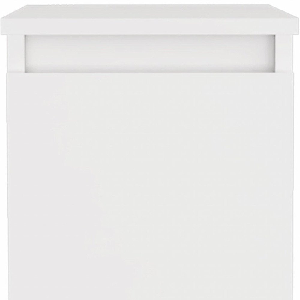 10" White Wood Freestanding Bathroom Vanity