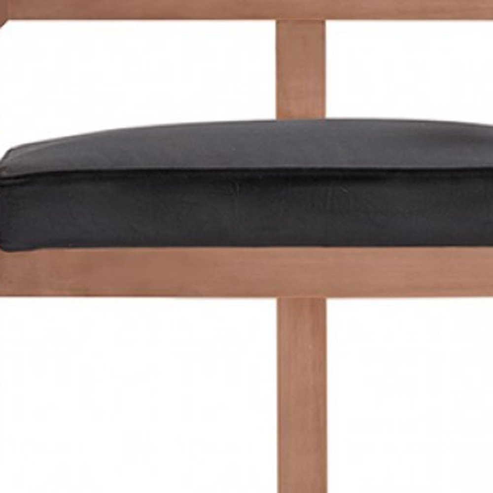 30" Black And Rose Gold Velvet And Steel Low Back Bar Height Bar Chair