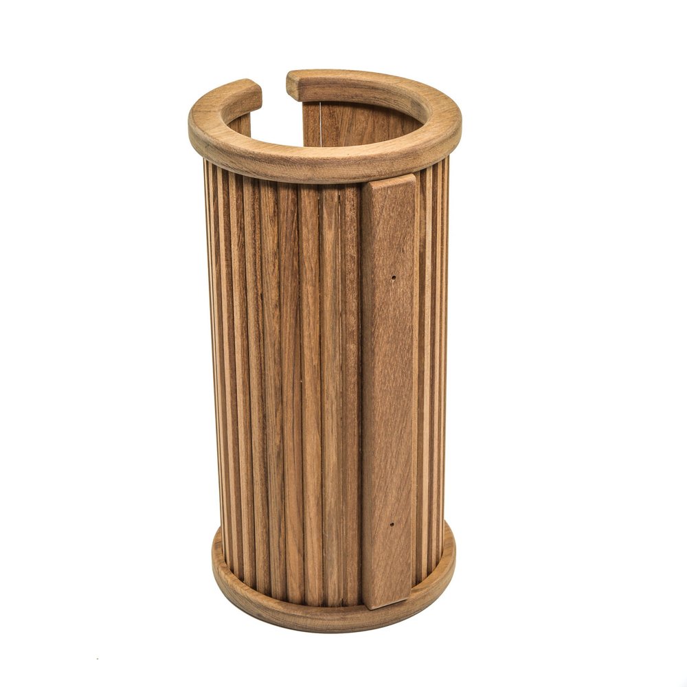 12" Brown Toilet Paper Holder