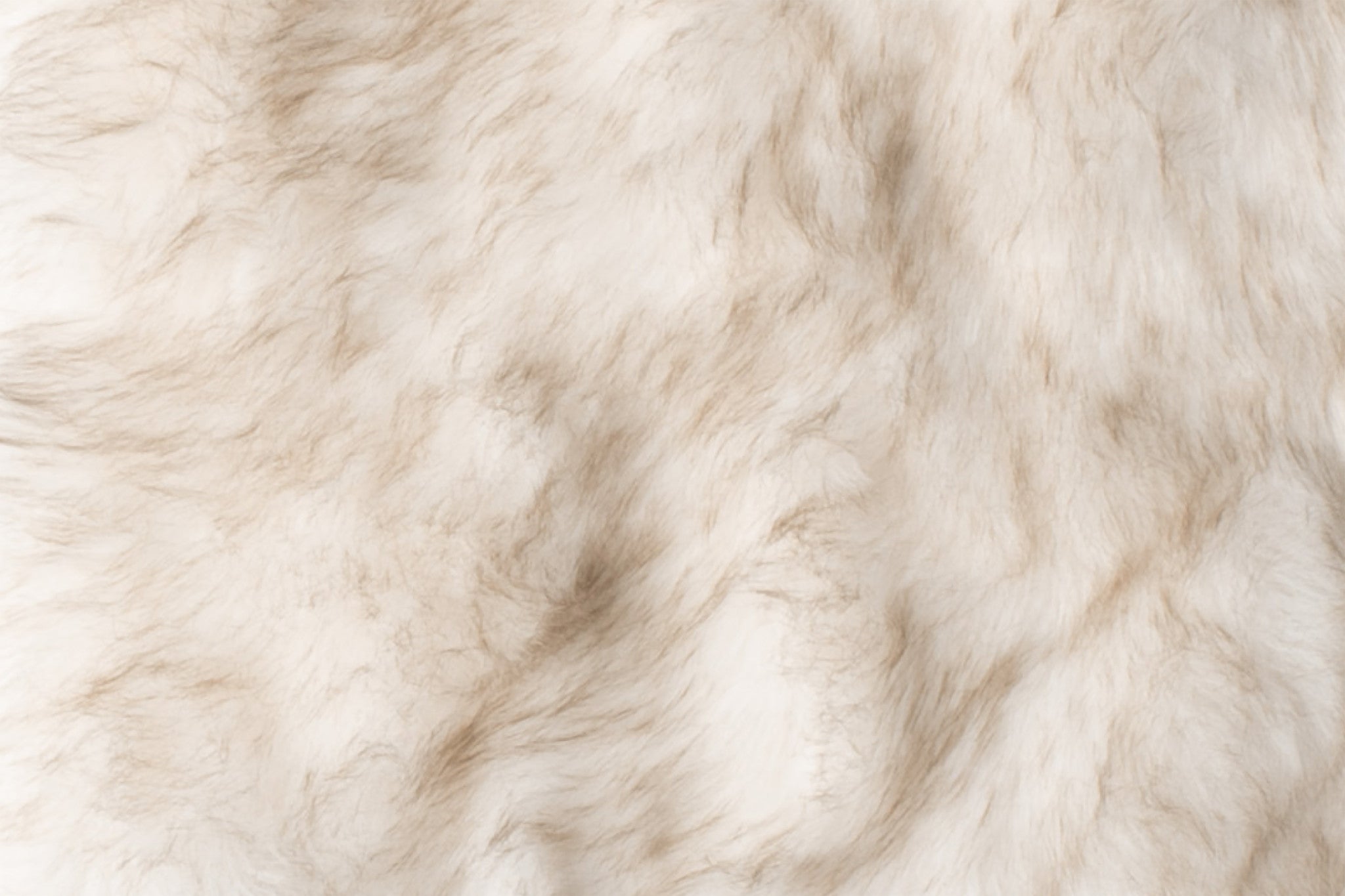 Set Of Two 17" X 17" Gradient Tan Faux Fur Dining Chair Pad