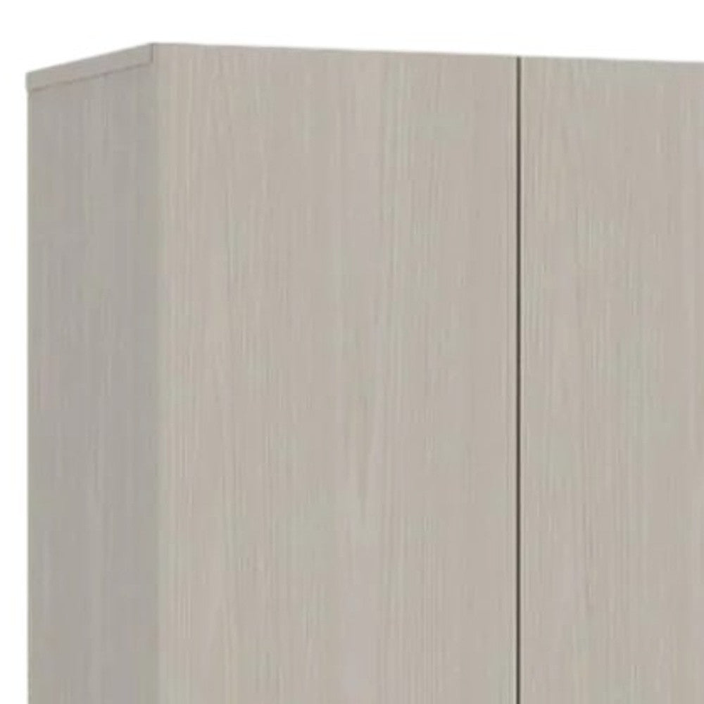 71" Light Gray Wood Pantry Or Storage Closet
