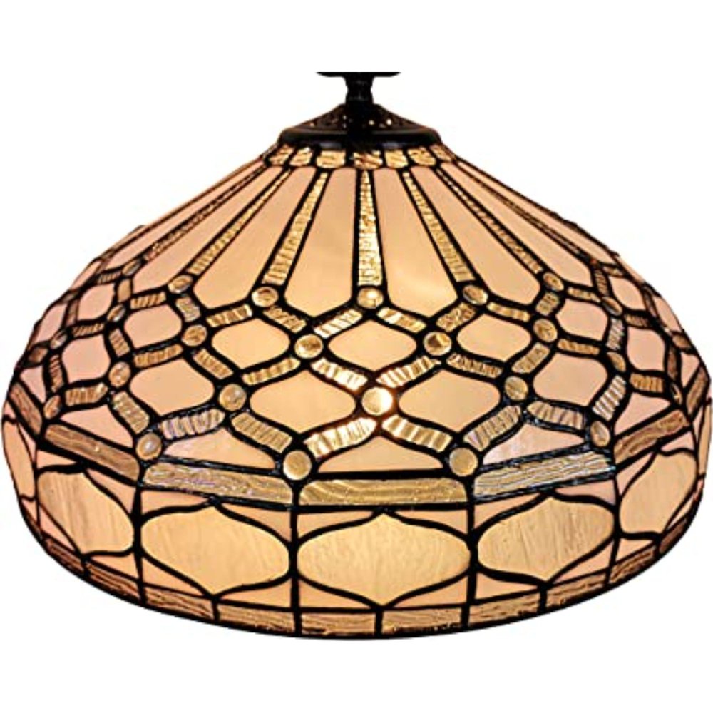 Black And White Unique Statement Two Light Glass Dimmable Chandelier With Black And White Shades