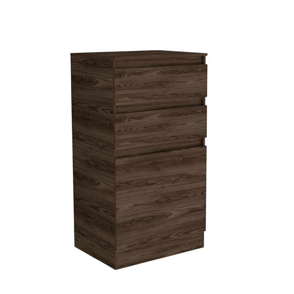 23" White Wood Two Drawer Dresser