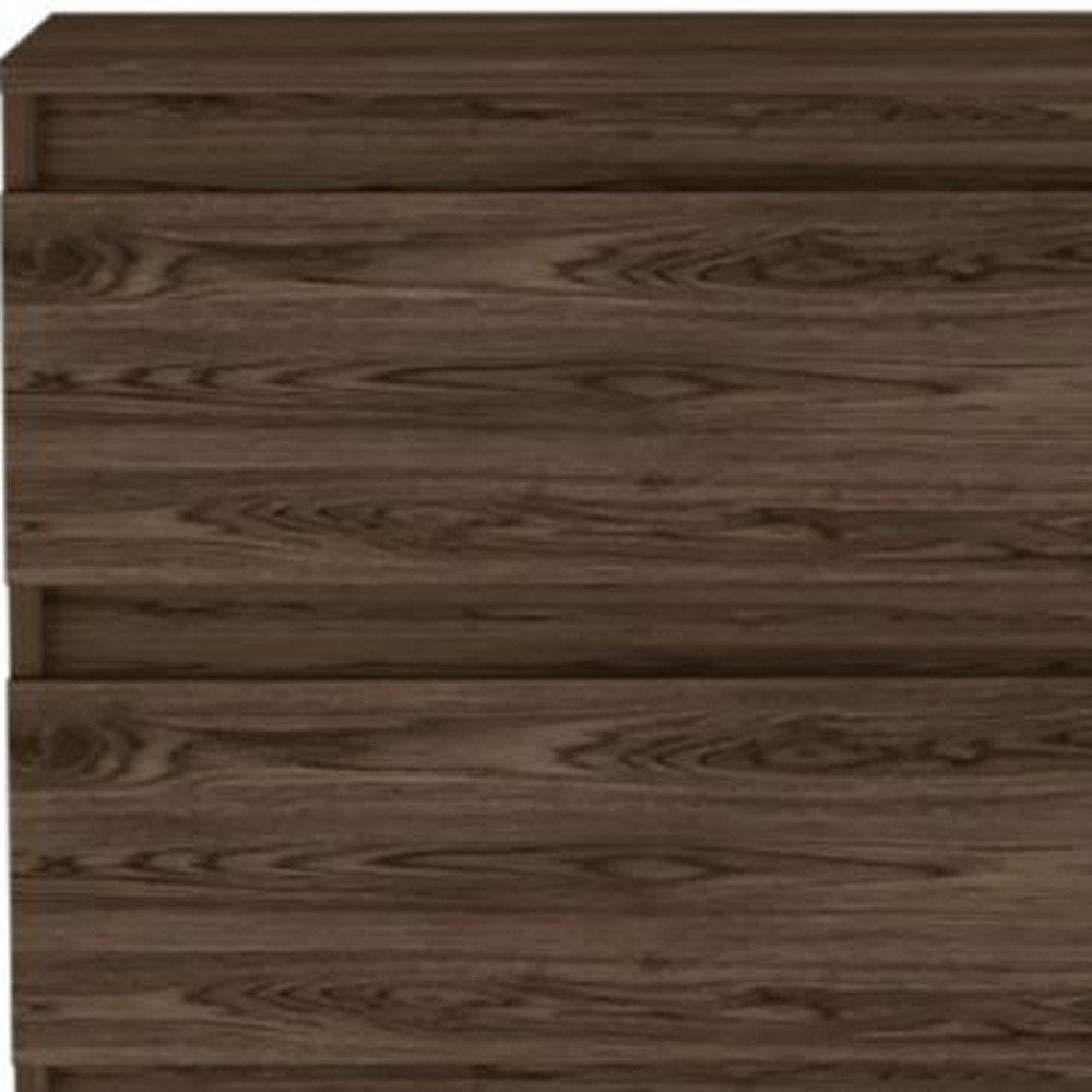 23" White Wood Two Drawer Dresser