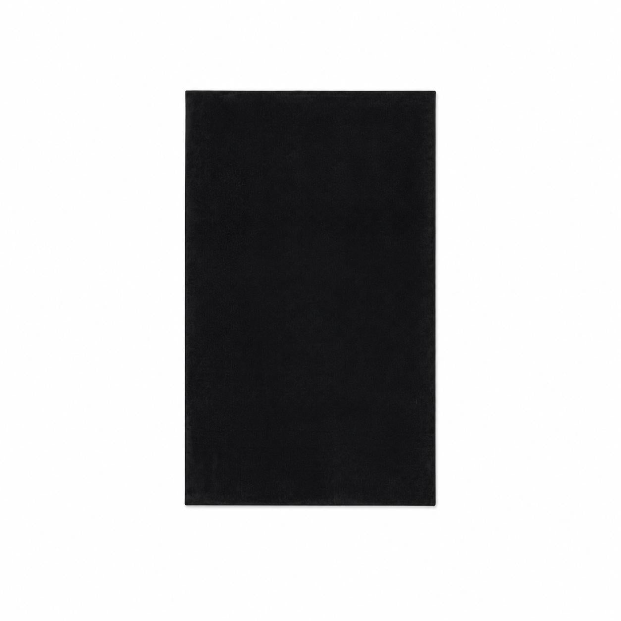 4' X 6' Black Stain Resistant Indoor Outdoor Area Rug