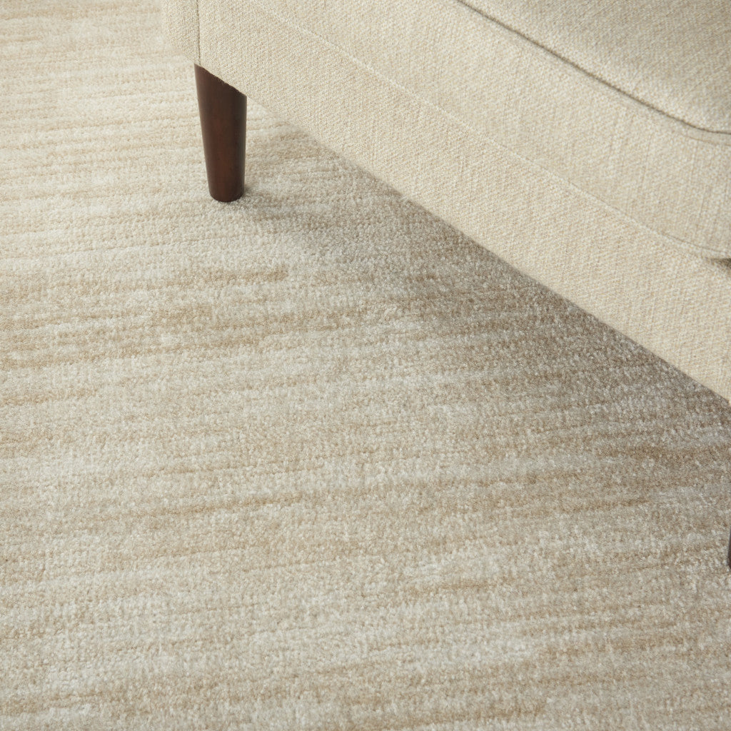 5' X 7' Beige And Ivory Indoor Outdoor Area Rug