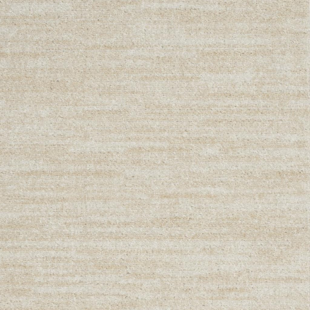 4' Runner Beige And Ivory Indoor Outdoor Runner Rug
