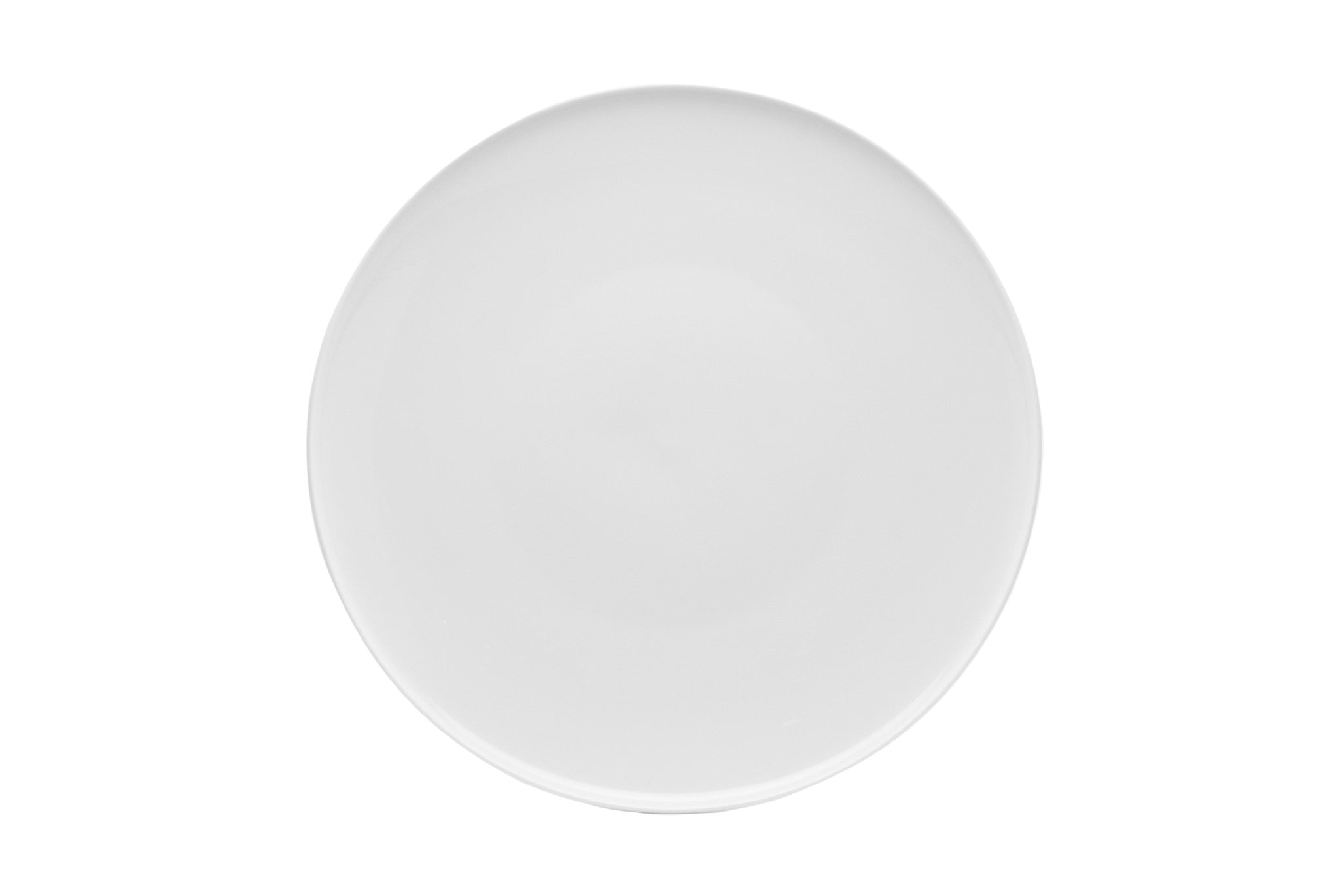 White Six Piece Porcelain Service For Six Salad Plate Set