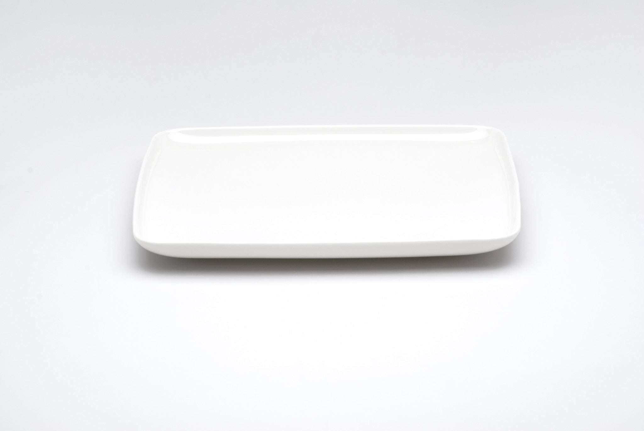 White Six Piece Rectangle Porcelain Service For Six Dinner Plate Set