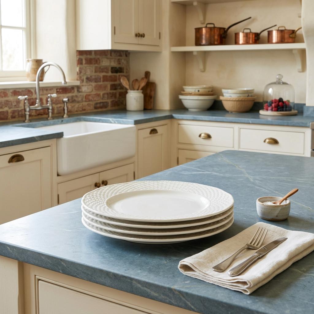 White Four Piece Weave Stoneware Service For Four Dinner Plate Set