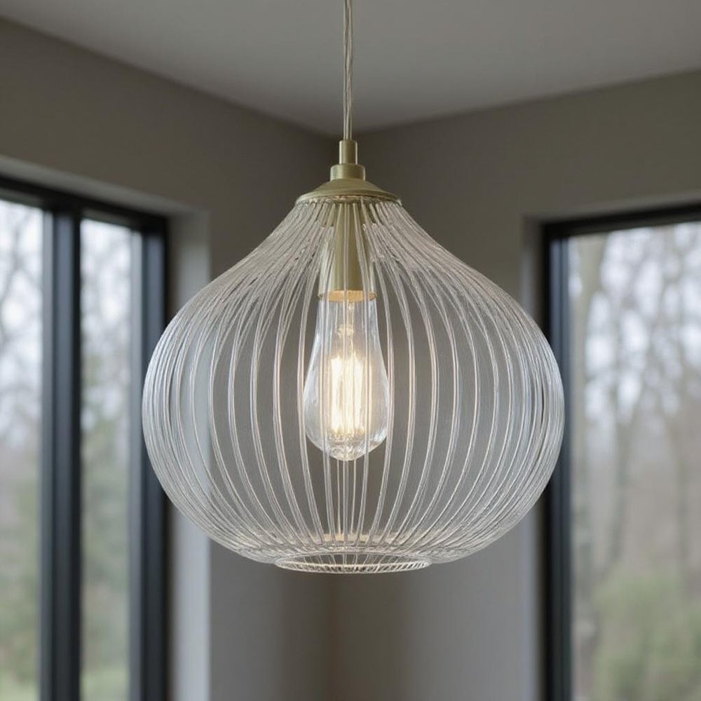 Silver Kitchen Island Metal Dimmable Chandelier With Clear Shades