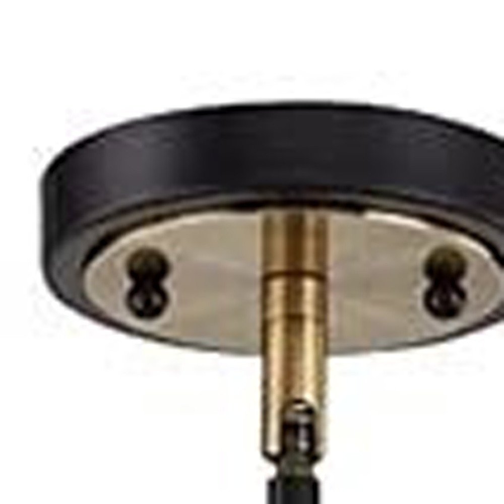 Black Kitchen Island Metal Dimmable Chandelier With Clear Shades