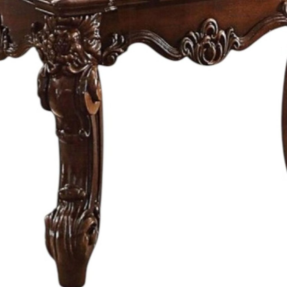 26" Cherry Manufactured Wood Square End Table