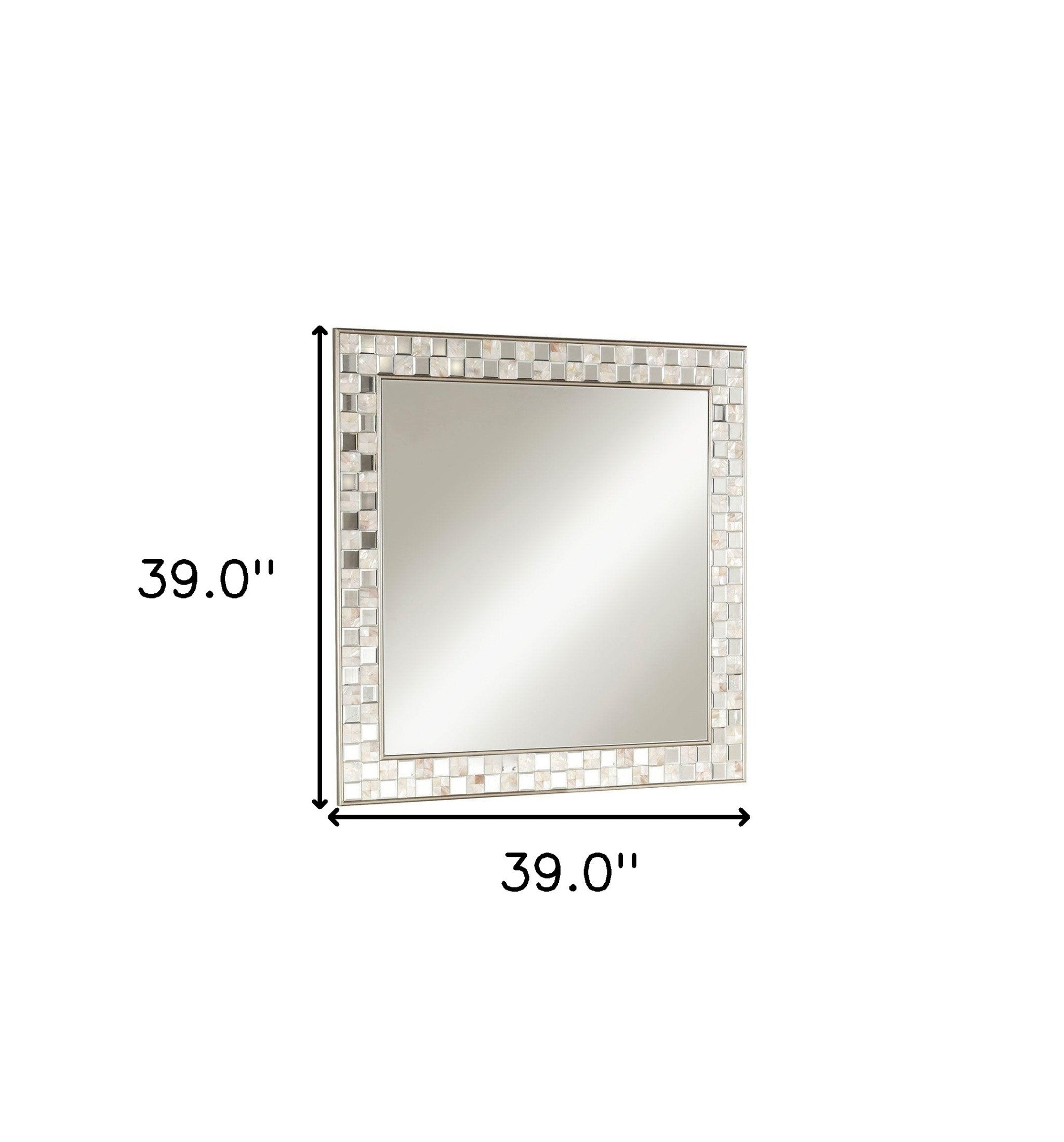 39" Square Accent Mirror