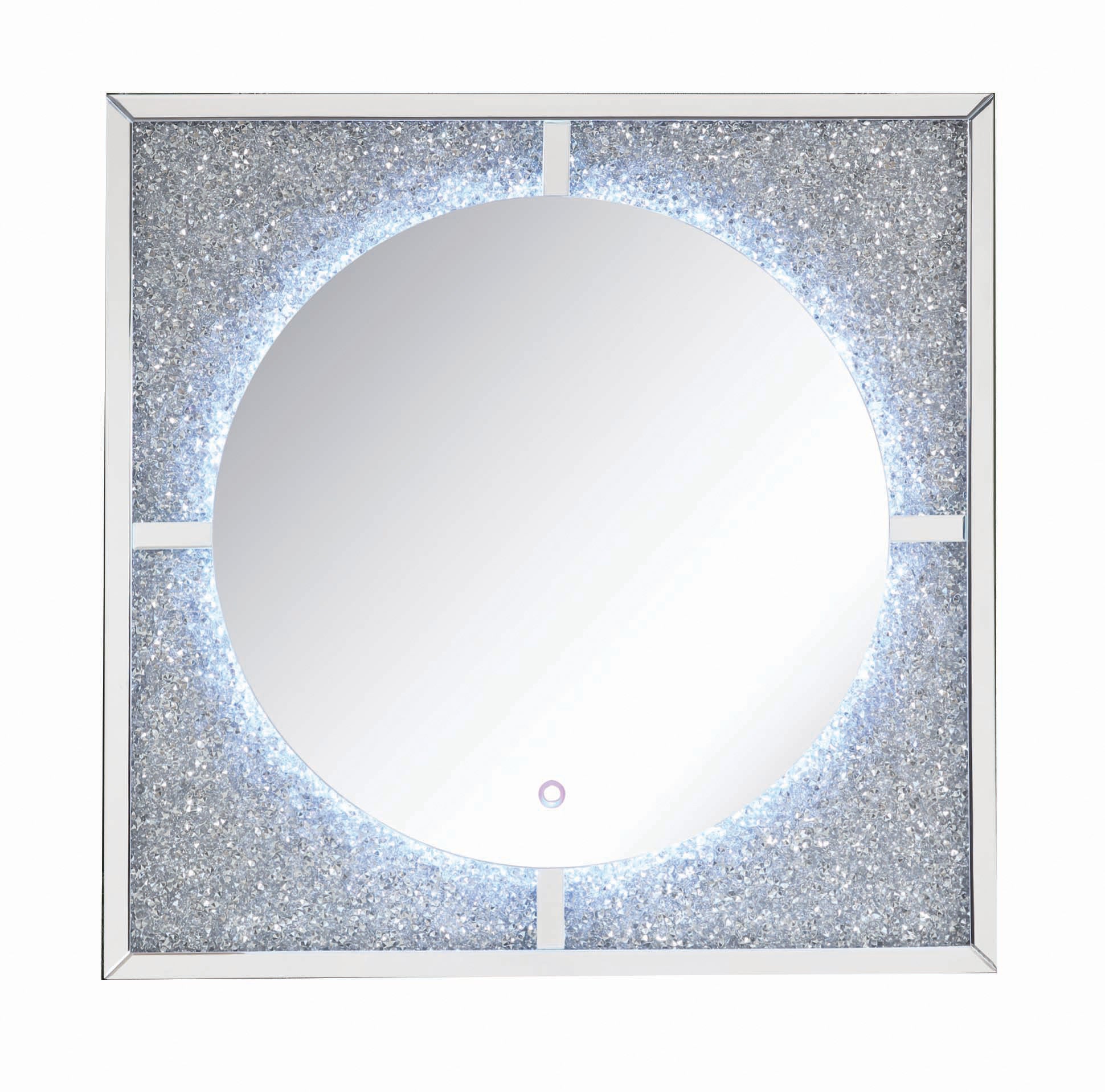 39" Lighted Square Accent Mirror