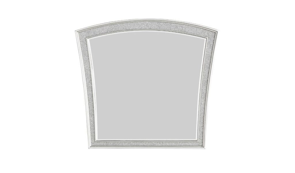 44" Platinum Arch Framed Dresser Mirror