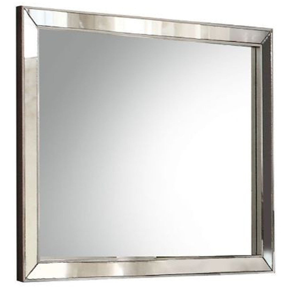 32" Platinum Framed Dresser Mirror