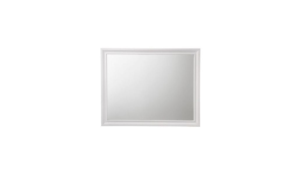 36" White Dresser Mirror