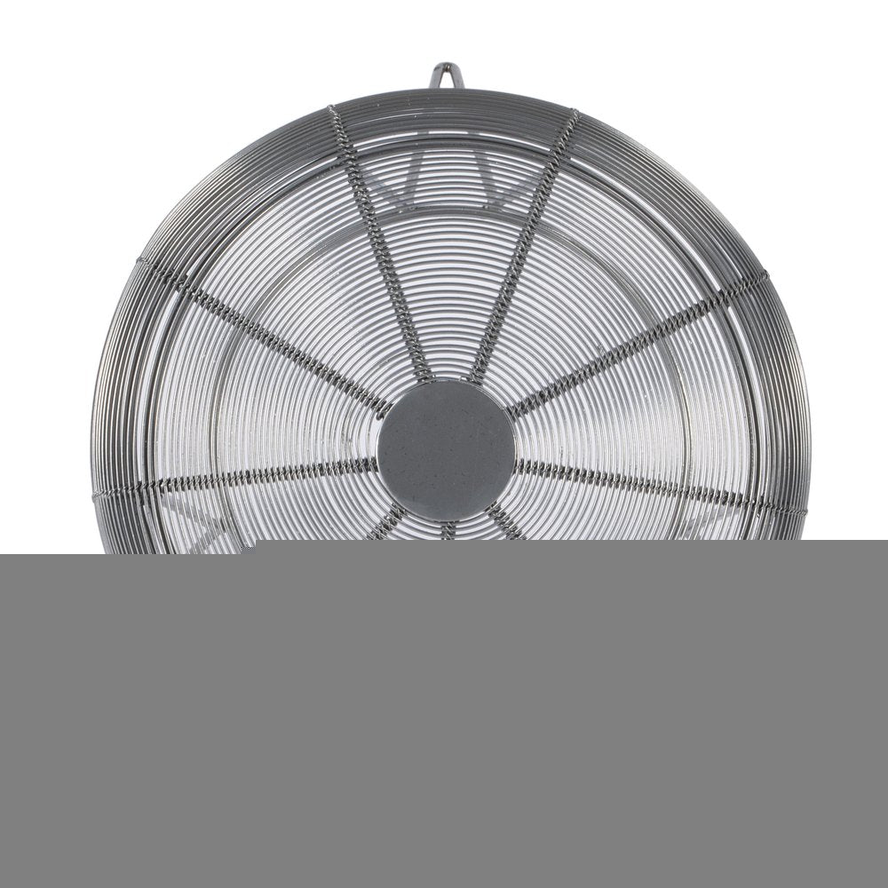 18" Silver Wire Round End Table