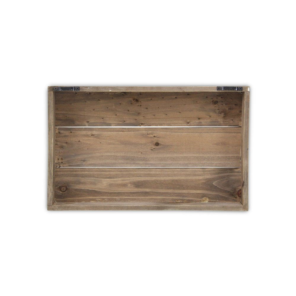 8" X 13" Brown Move The Dog Wood Wall Decor