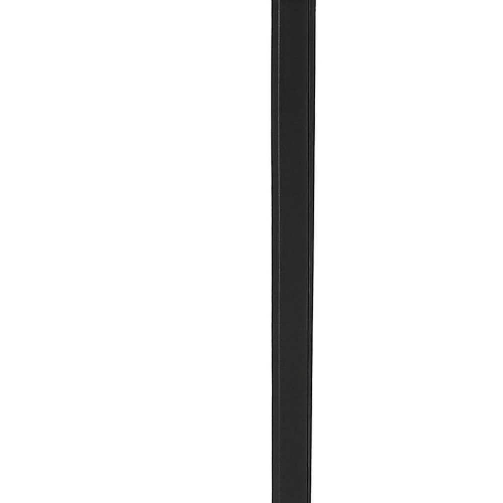 47" Gray and Black Wood and Metal Sled Computer Desk