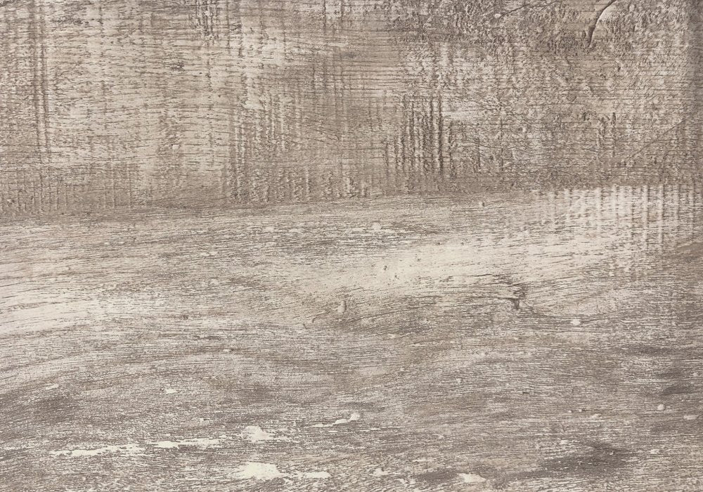 59" Taupe Distressed Wood Enclosed and Open Storage TV Stand