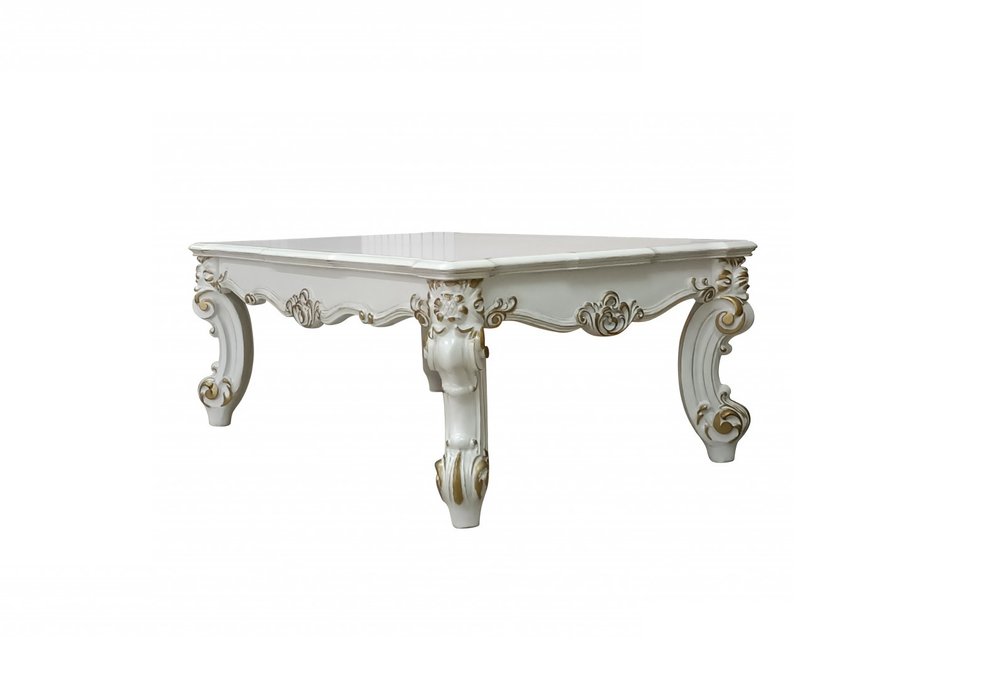 53" Pearl Wood Coffee Table