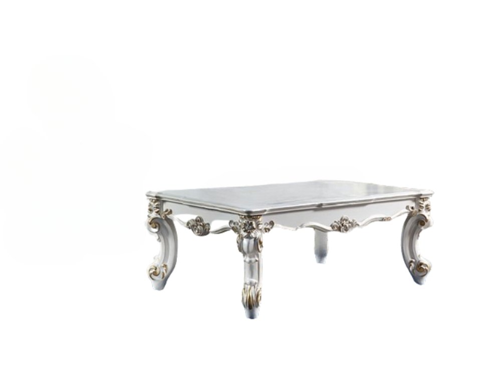 53" Pearl Wood Coffee Table
