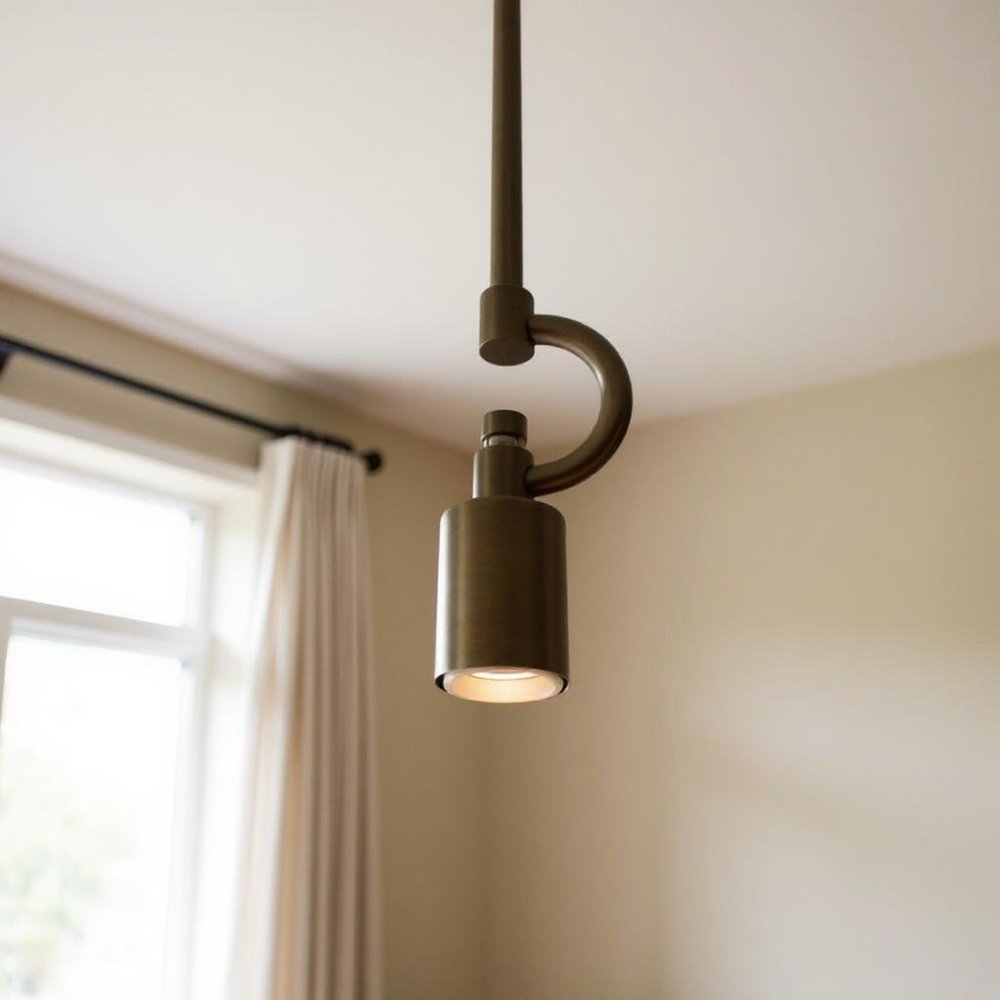 Brass Bulb Metal Chandelier