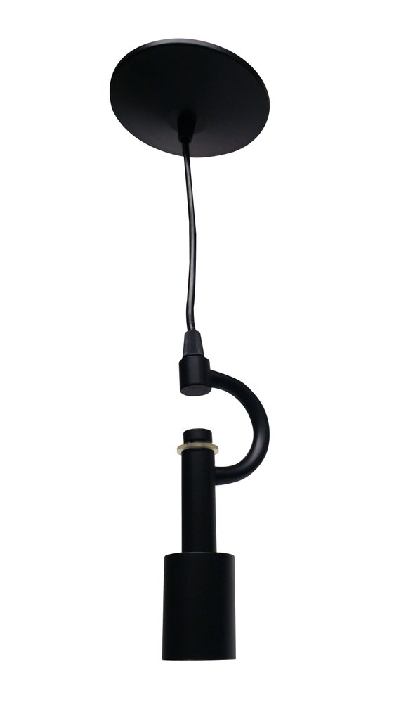 Black Bulb Metal Chandelier