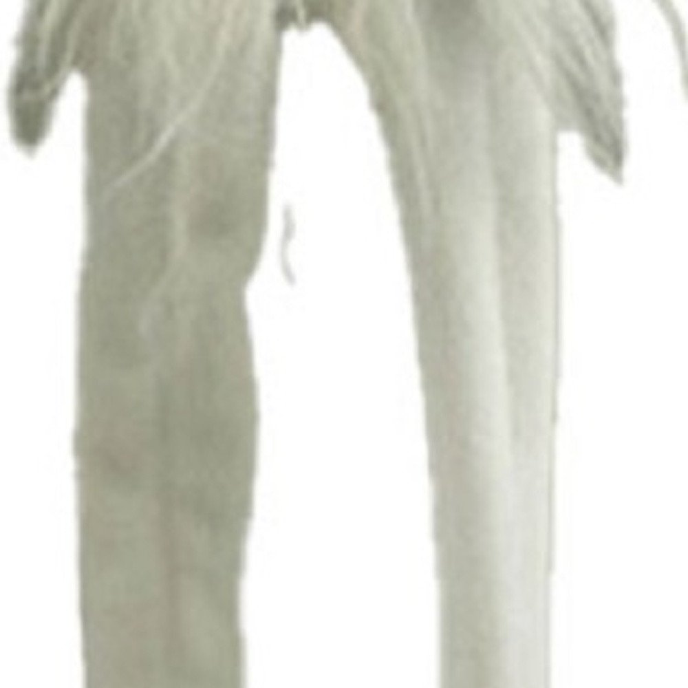 23" Blue and White Fabric Standing Gnome Tabletop Sculpture