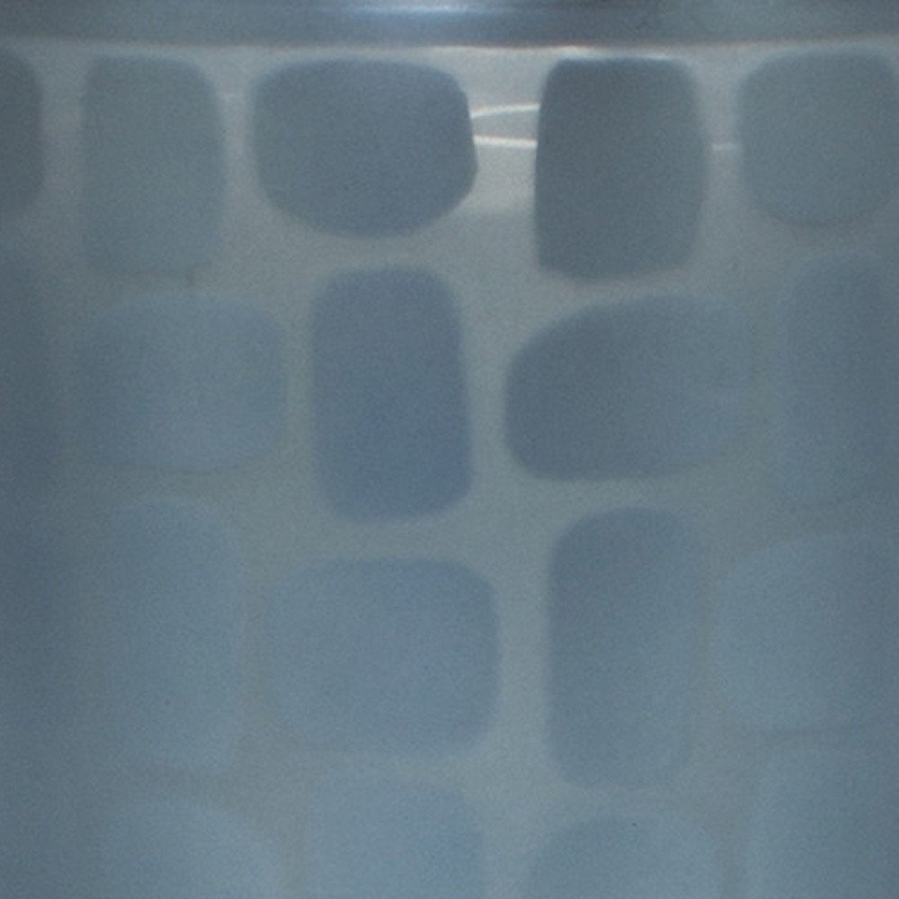 Set of Two Navy Blue Abstract Glass Tabletop Tealight Candle Holders