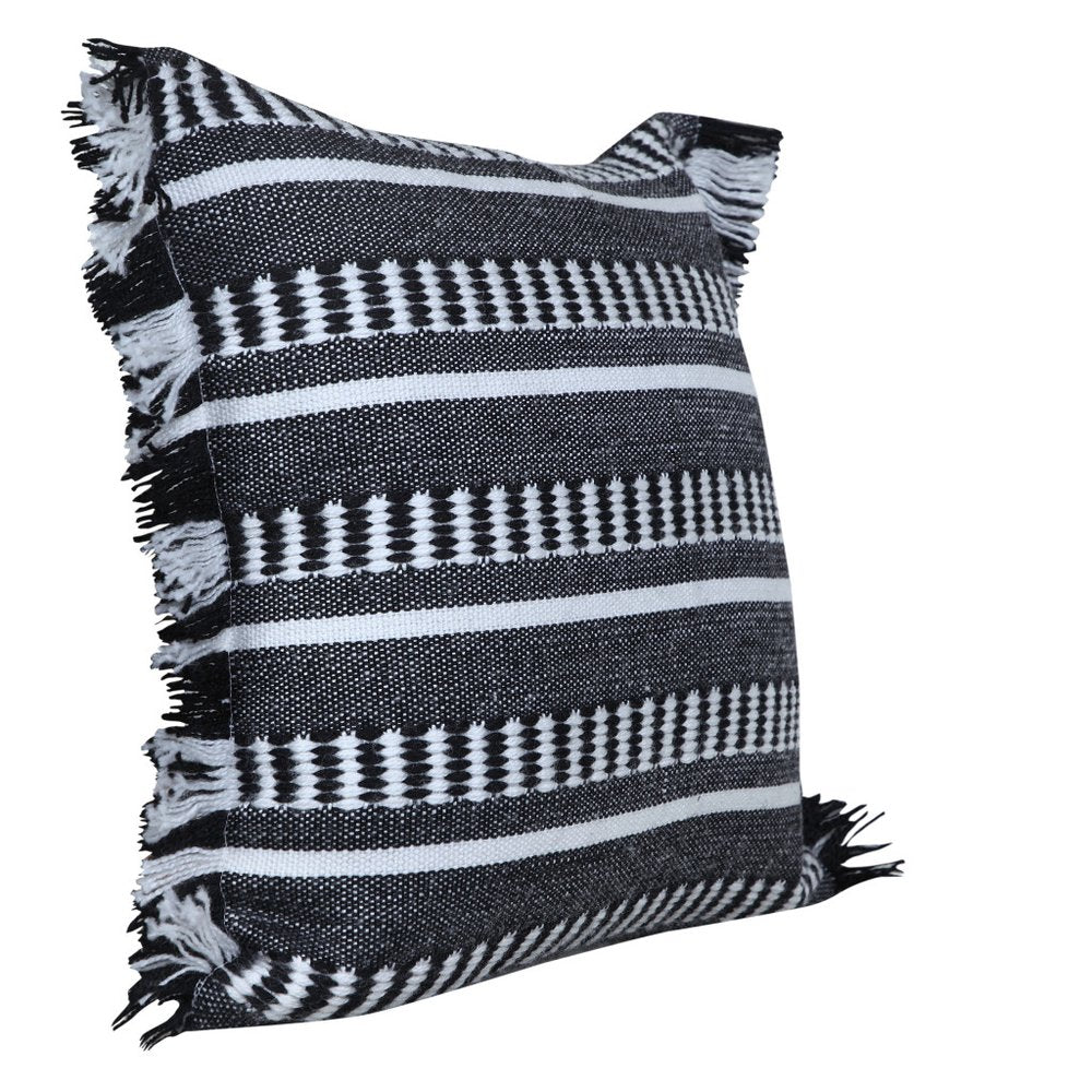 24" X 24" Tan Zippered Coastal Indoor Outdoor Throw Pillow