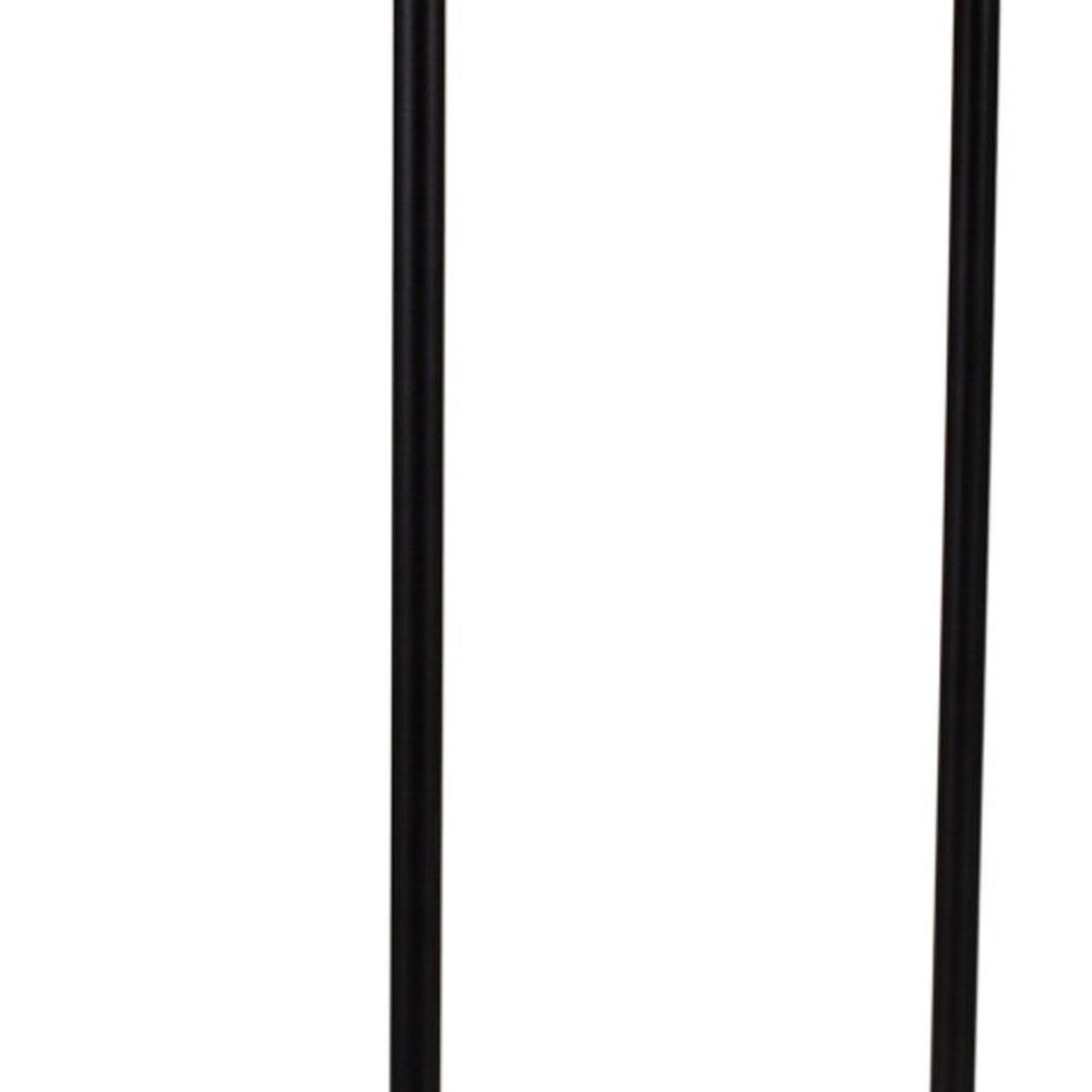 Set of Three 29" Black And Brown Round End Tables