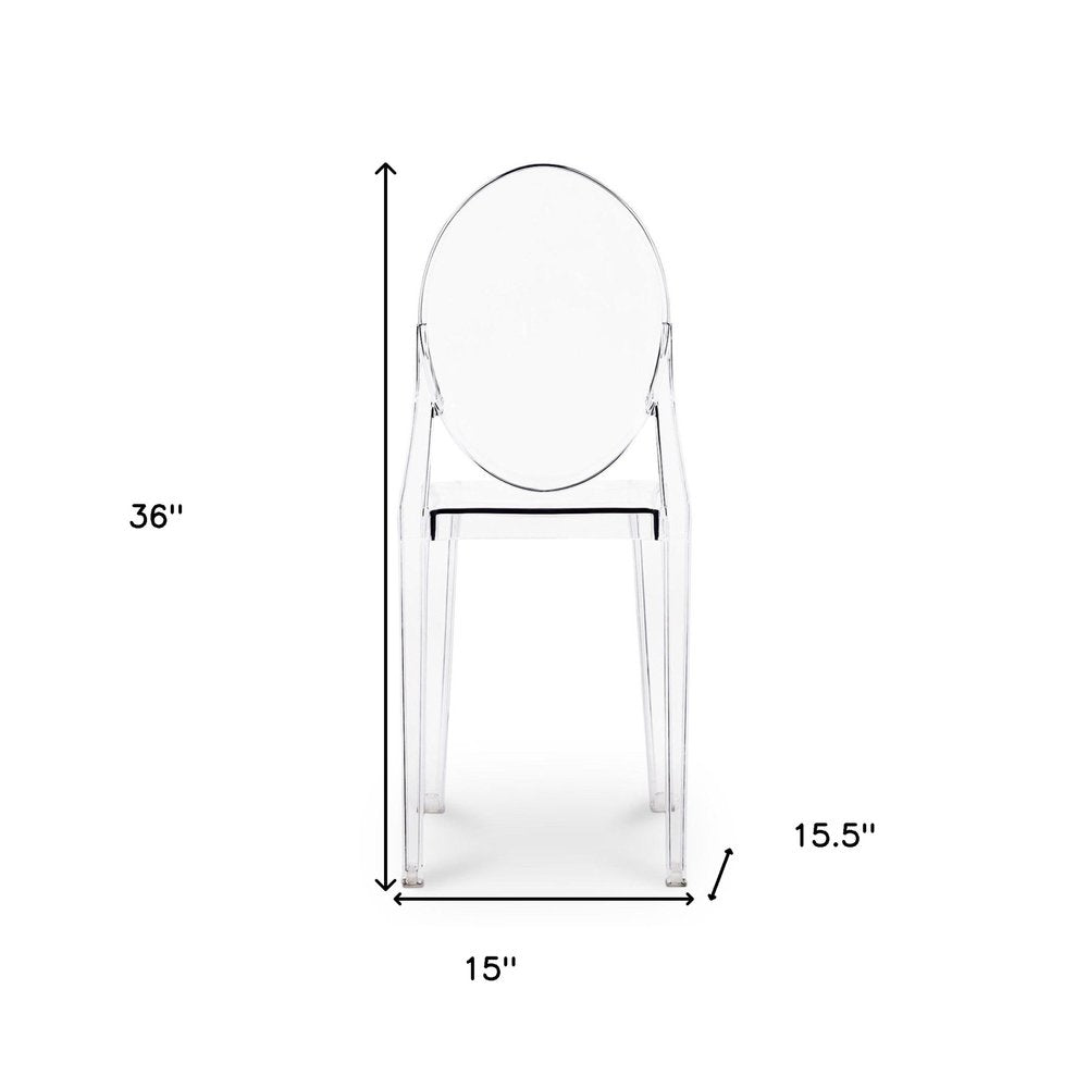 Clear Dining Side Chair