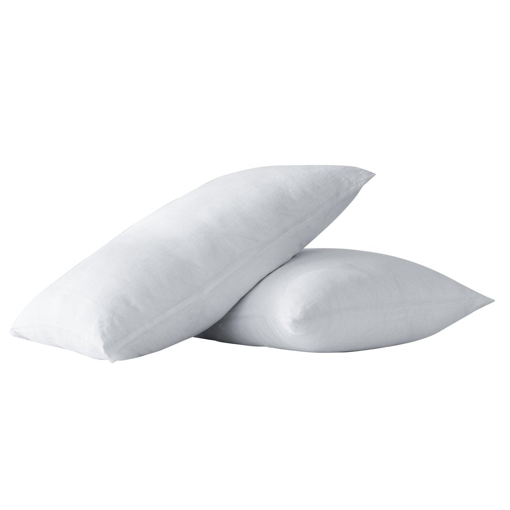 Set of Two Cloud Linen Standard Pillowcases