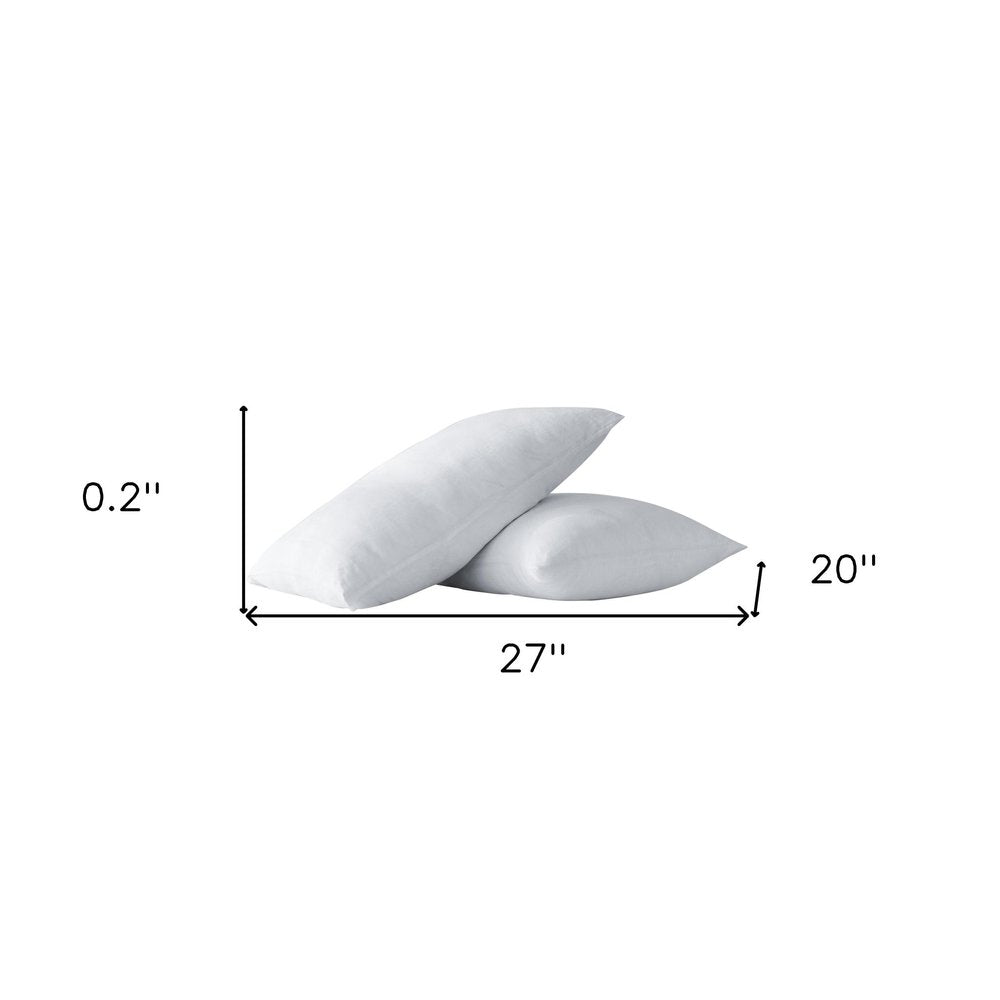 Set of Two Cloud Linen Standard Pillowcases