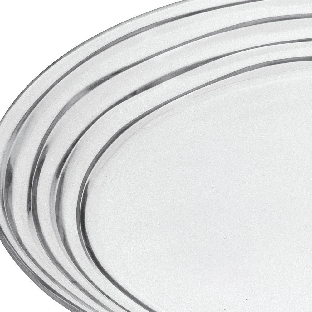 Clear Four Piece Round Swirl Acrylic Service For Four Dinner Plate Set