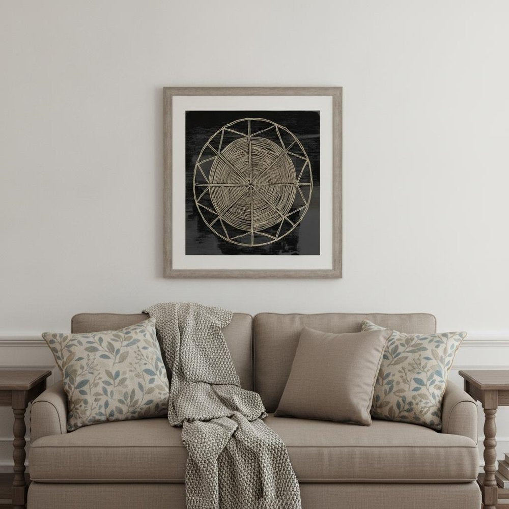 Woven Dreams I Silver Framed Print Wall Art