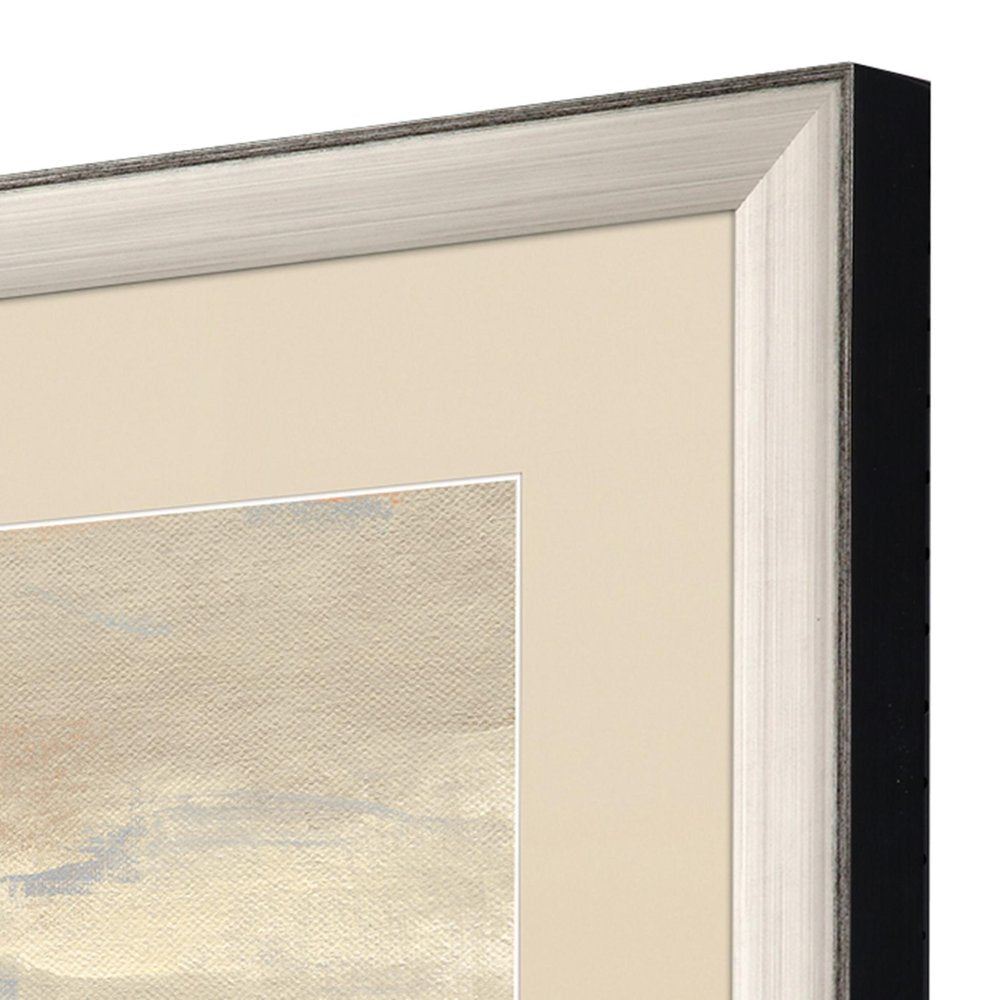 Warm Bay I Silver Framed Print Wall Art
