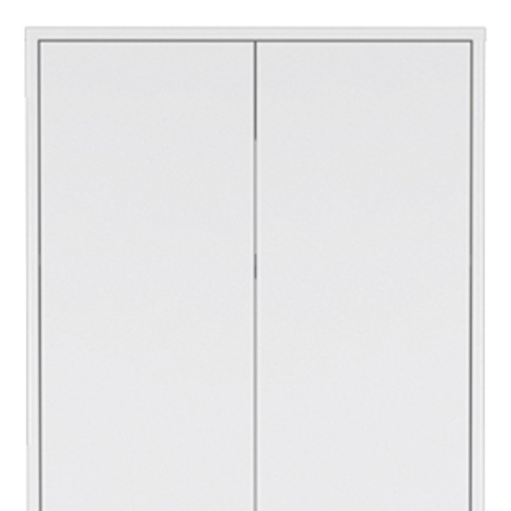 71" White Wood Two Door Pantry Or Storage Closet