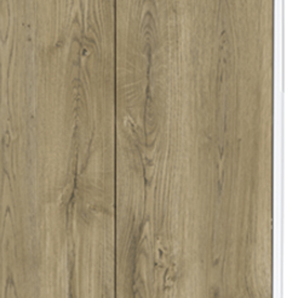 71" Beige Wood Two Door Pantry Or Storage Closet