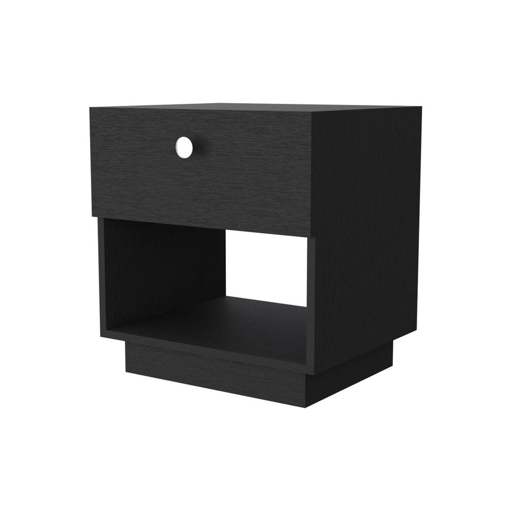 Two Piece Black Bedroom Set