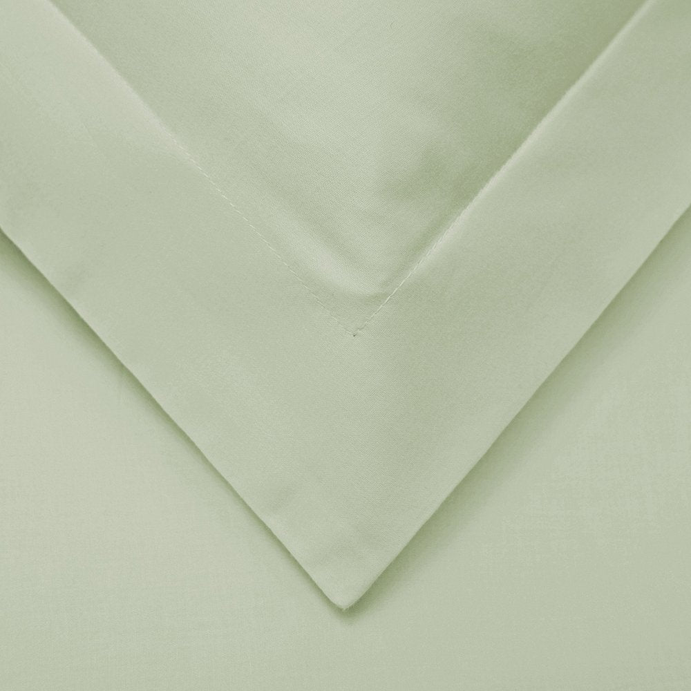 Green King Cotton Blend Washable Duvet Cover Set With Two Shams
