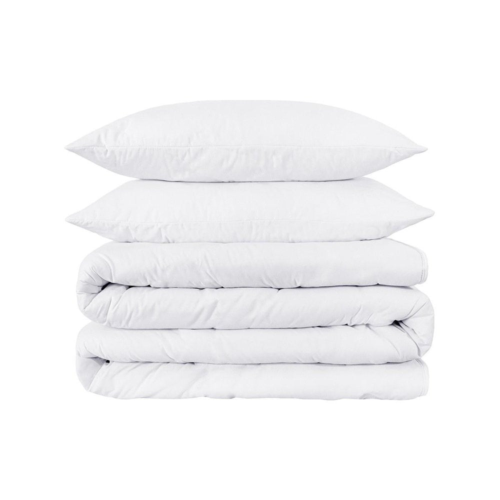 Platinum King Cotton Washable Duvet Cover Set