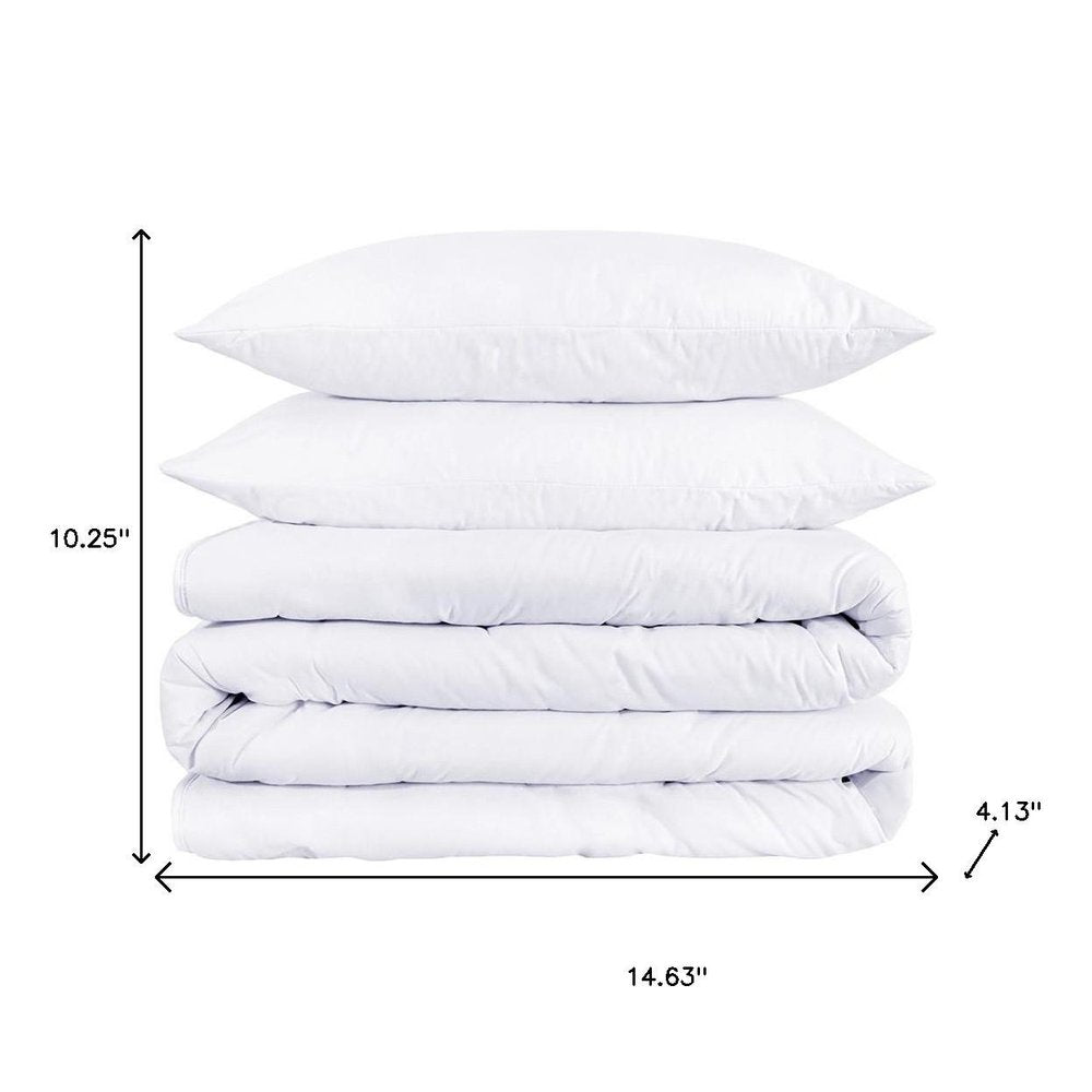 White King Cotton Washable Duvet Cover Set